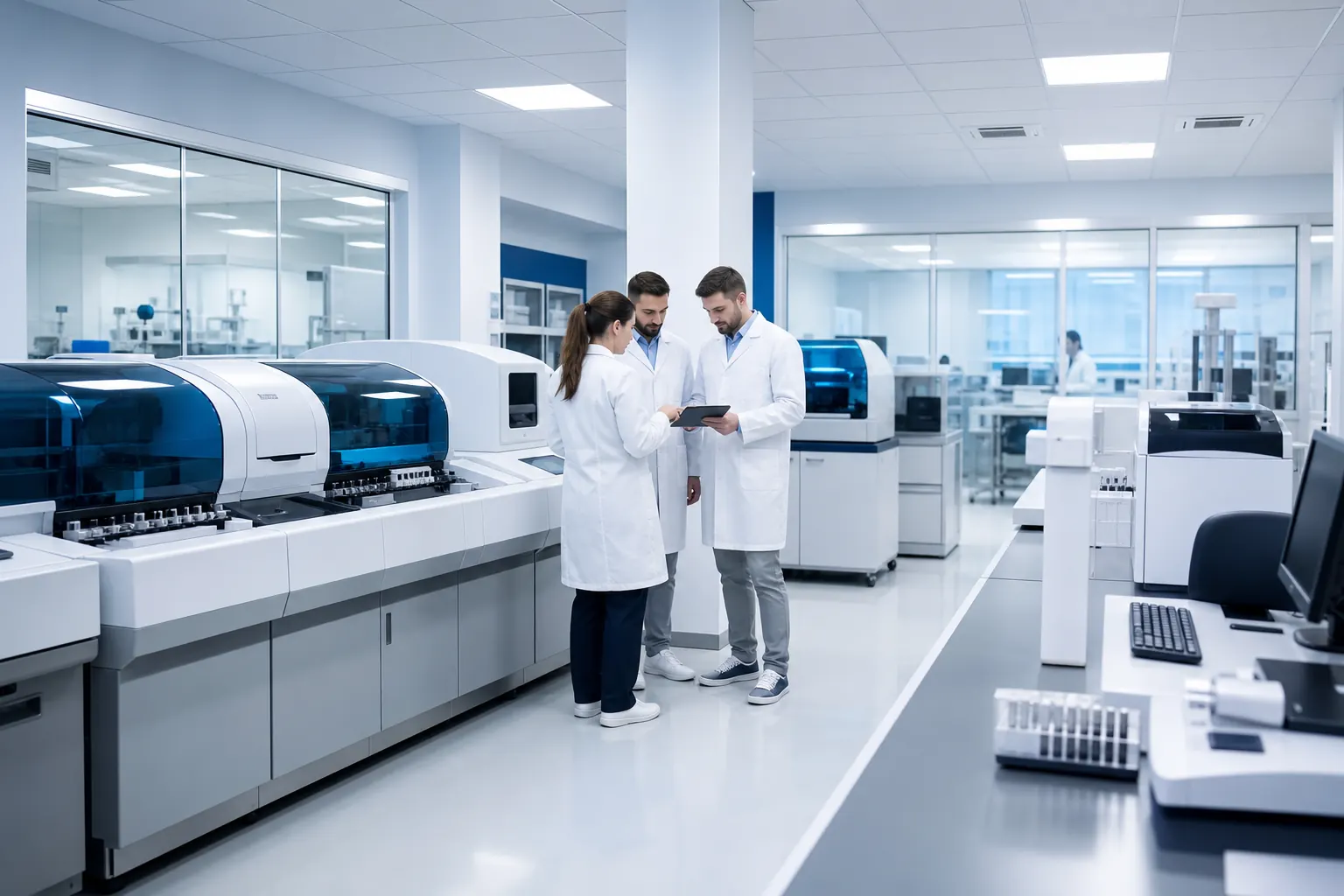 Analizor pentru hemoglobina si hematocrit in laborator medical